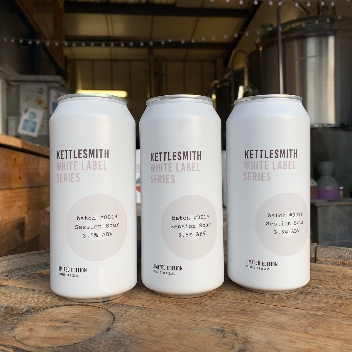 Latest 'White Label' beer Session Sour Kettlesmith Brewing Company
